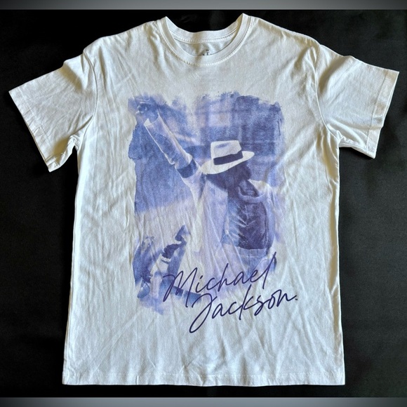 Michael Jackson Smooth Criminal White T-Shirt Size Medium Official Merchandise - Picture 1 of 6